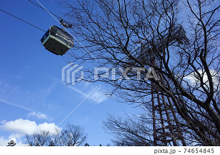 森の中のロープウェイ 74654845