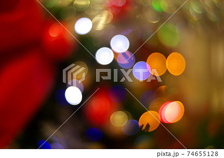 イルミネーションの玉ボケ 74655128