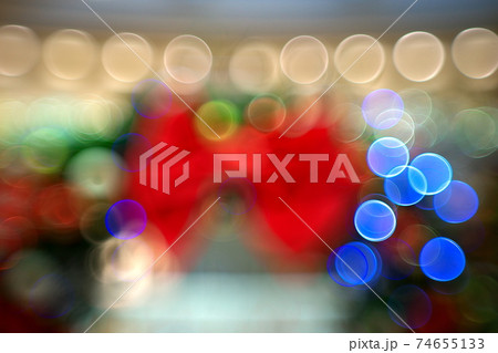 イルミネーションの玉ボケ 74655133