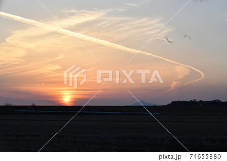 夕景 夕景 74655380