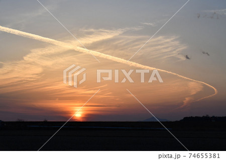 夕景 夕景 74655381