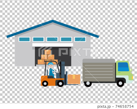 Warehouse transportation Transportation business 74658754