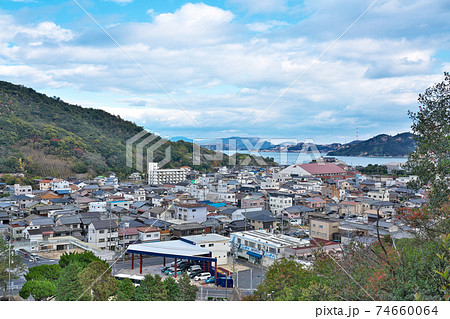 【臥龍稲荷神社からの風景】 岡山県玉野市玉 【臥龍稲荷神社からの風景】 岡山県玉野市玉 74660064