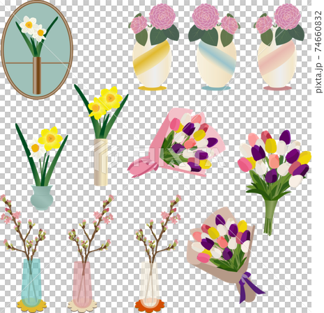 多彩的季節花草 74660832