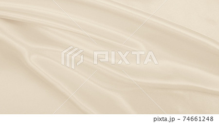 Smooth elegant golden silk or satin luxury cloth texture as wedding background. Luxurious background design. In Sepia toned. Retro style 74661248