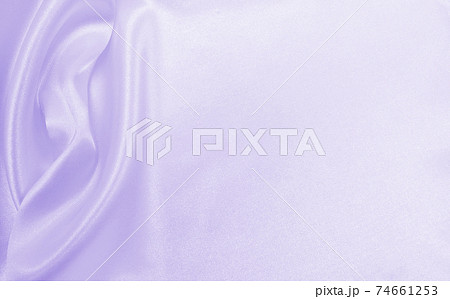Smooth elegant lilac silk or satin texture as wedding background. Luxurious background design 74661253