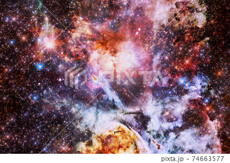 Beautiful galaxy. Elements of this image furnished by NASA 74663577