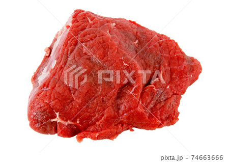Clean very fresh red raw meat beef 74663666
