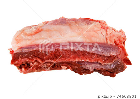 Clean very fresh red raw meat beef 74663801