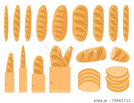 Fresh bread vector design illustration isolated on white background Fresh bread vector design illustration isolated on white background 74665712