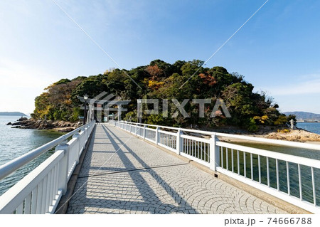 愛知県蒲郡市 竹島 八百富神社 愛知県蒲郡市 竹島 八百富神社 74666788