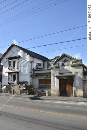 【群馬県　桐生市】桐生新町の町並み 74667441