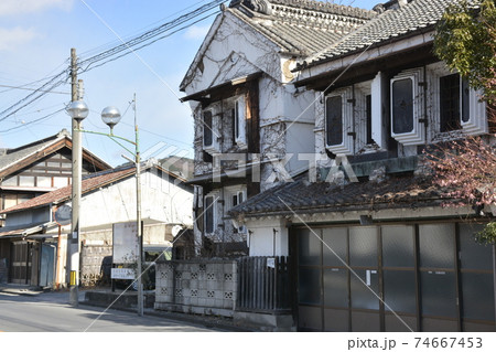 【群馬県　桐生市】桐生新町の町並み 74667453