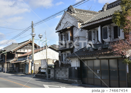 【群馬県　桐生市】桐生新町の町並み 74667454