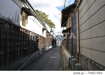 【群馬県　桐生市】桐生新町の町並み 74667460