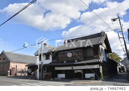 【群馬県　桐生市】桐生新町の町並み 74667462