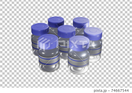 Image of vaccine (transparent material) Image of vaccine (transparent material) 74667544