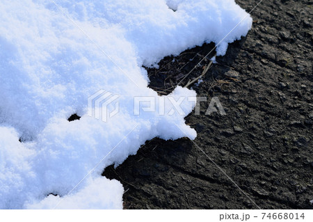 足元に積もる雪 足元に積もる雪 74668014