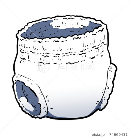 リアルなおむつのイラスト リアルなおむつのイラスト 74669451