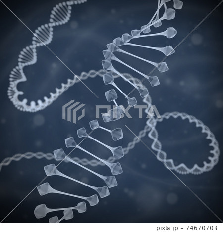 DNA chain abstract 3d rendering DNA chain abstract 3d rendering 74670703