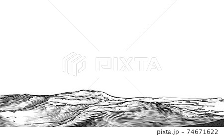 Abstract Vintage Woodcut Printing Physical のイラスト素材