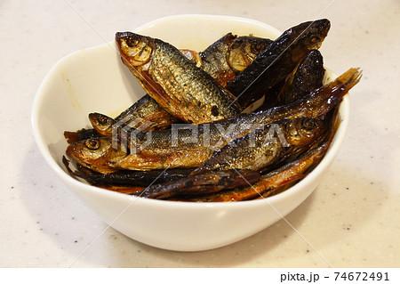 オイカワ・ウグイの甘露煮 オイカワ・ウグイの甘露煮 74672491