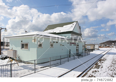 日高門別駅　JR日高門別駅　日高本線　廃止決定区間 74672882