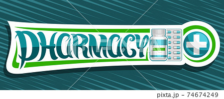 Vector banner for Pharmacy 74674249