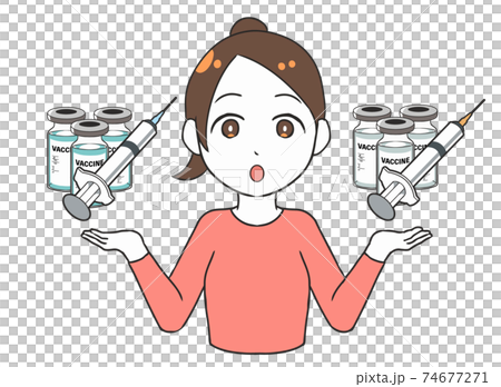 ワクチンを比較する　女性 74677271