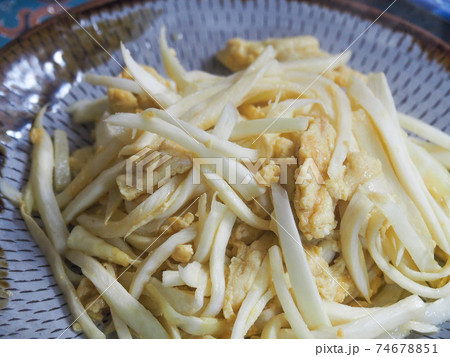 マコモダケと玉子炒め 74678851