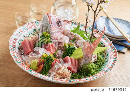 鯛の姿造り 74679512