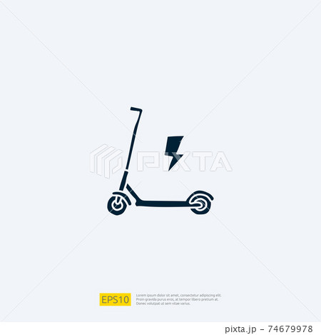 electric scooter doodle icon. electrical vehicle concept sign symbol. Modern city ecological transport vector illustration electric scooter doodle icon. electrical vehicle concept sign symbol. Modern city ecological transport vector illustration 74679978