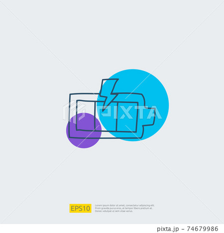 electric battery doodle icon. sign symbol for vehicle concept. eco green friendly transportation on white background vector illustration electric battery doodle icon. sign symbol for vehicle concept. eco green friendly transportation on white background vector illustration 74679986