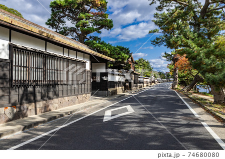 塩見縄手武家屋敷通り 島根県松江市 塩見縄手武家屋敷通り 島根県松江市 74680080