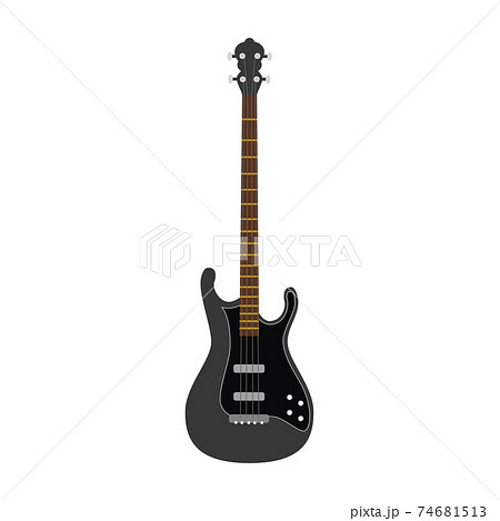 Vector Illustration Of A Bass In Cartoon Style のイラスト素材