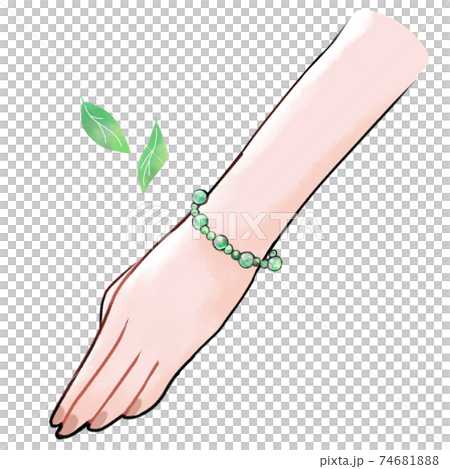 bracelet on hand clipart