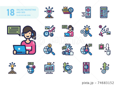 online marketing and seo 74683152