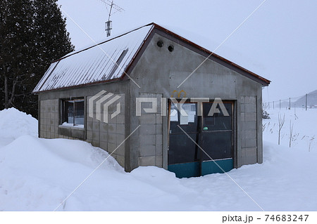 北海道　当麻　JR石北本線将軍山駅 74683247