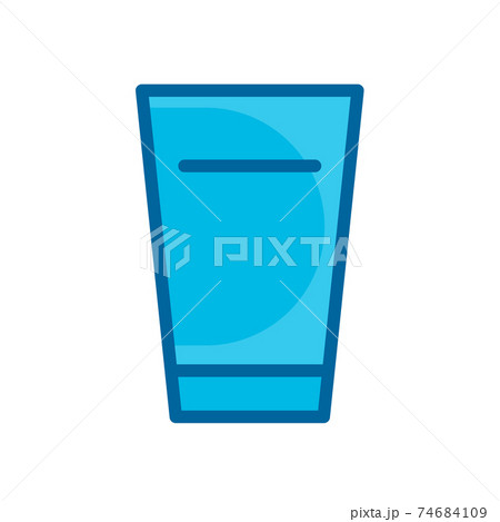 glass of water icon vector illustration isolated on white background 74684109