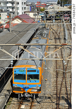鉄道 私鉄 流鉄 流山線 5000形 流星 流山駅の写真素材