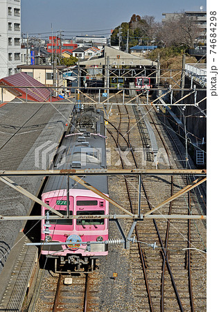 鉄道 私鉄 流鉄 流山線 5000形 さくら 流山駅の写真素材