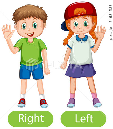 Opposite words with right and left 74684583