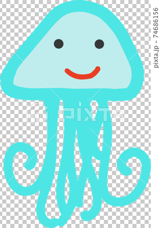 可愛い宇宙人みたいなクラゲ 可愛い宇宙人みたいなクラゲ 74686156