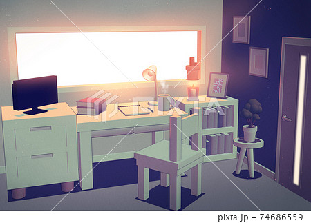 Working Room Stock Illustration