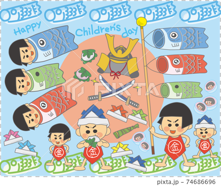 Children's Day Material Set Kintaro Children's Day Material Set Kintaro 74686696