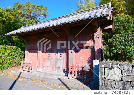 萩 旧福原家萩屋敷門 城下町 萩市 萩 旧福原家萩屋敷門 城下町 萩市 74687825