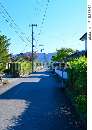 萩　萩城城下町　堀内伝建地区　白壁　山口県萩市 74688344