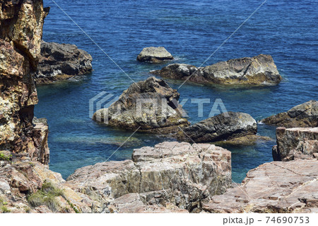 屋久島クリスタル岬の海 74690753