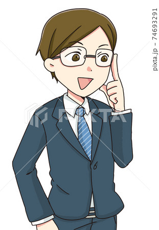 リクルート・転職・就職活動のイメージイラスト リクルート・転職・就職活動のイメージイラスト 74693291