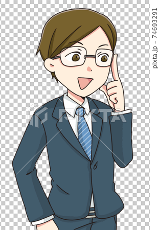 リクルート・転職・就職活動のイメージイラスト リクルート・転職・就職活動のイメージイラスト 74693291